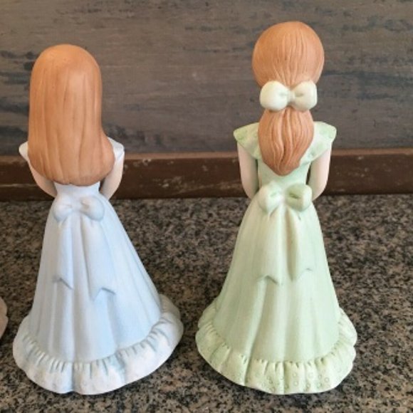 Lot of 3 Enesco Growing Up Birthday Girls Porcelain Figurines Ages 9, 10 & 11 - Picture 8 of 8